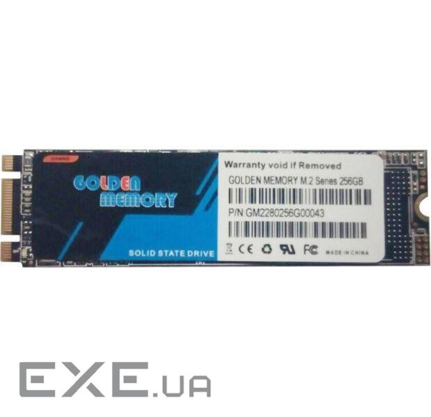 SSD GOLDEN MEMORY 256G NVMe PCIe Gen3x4 M.2 2280 (GMNV256)