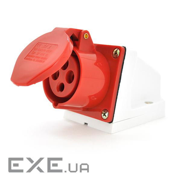 Розетка кабельна накладна SF-114, 4 контакту, 3Р + E, 16А , 380V, IP44