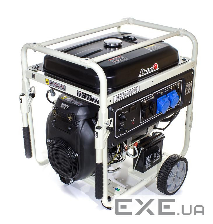 Бензиновий генератор Matari MХ14000E (10 кВт), однофазний 220V, 50Hz, об&apos,єм бака 5 (MMX-14000E) 5 (MMX-14000E)