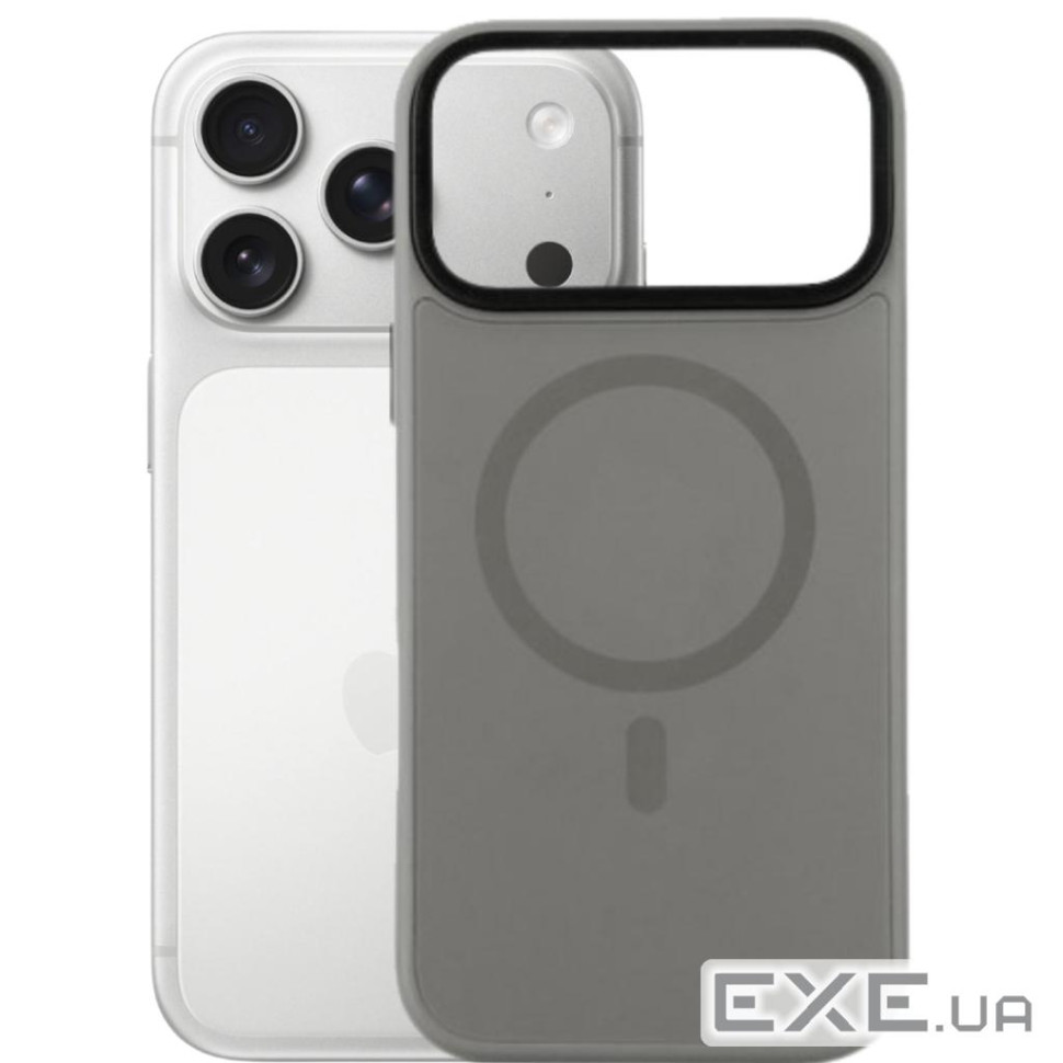 Чохол до мобільного телефона BeCover FIBRA ArcLine MagSafe Apple iPhone 17 Pro Gray (715384)