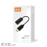 Перехідник HDMI F to DisplayPort M 4K30Hz black ColorWay (CW-AD-DPHD)