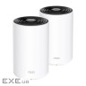 Система WiFi-Mesh TP-LINK Deco PX10 AX1500, 3xGE LAN/WAN, 2 мод, Powerline AV1000 (DECO-PX10-2-PACK)