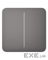 Кнопка для двоклавішного вимикача Ajax SoloButton 2-gang for LightSwitch, Jeweler, бездр (000029826) (000029826)