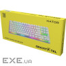Клавіатура HATOR Gravity X TKL Aurum Orange Switch White (HTK551)