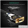 Кабель мультимедійний VGA M to VGA M 2.0m VG101 black Ugreen (11646)