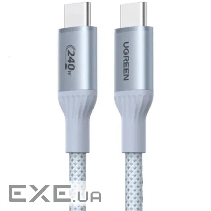 Кабель USB 3.1 Type-C M-M, 2 м, 240W （5A）синій, L534 UGREEN (75732)