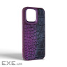 Чохол до мобільного телефона Harder Glamorous Croco Apple iPhone 14 Pro Max Dark Purple (ARM76775)