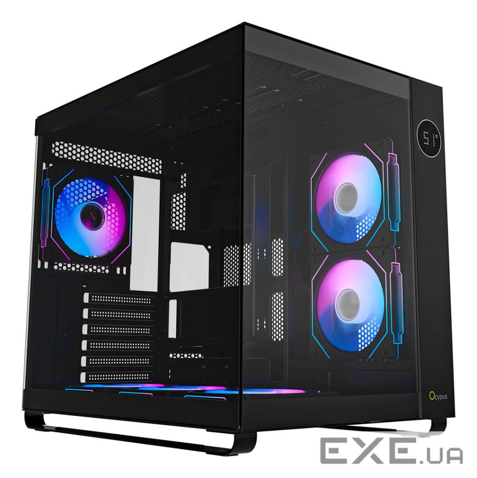 Корпус OCYPUS Iota C70 BK ARGB Black (IOTA-C70-BKD600XX-GL)