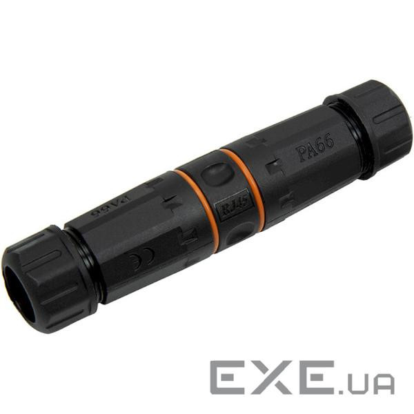 З'єднувач витої пари POWERPLANT RJ-45 UTP CAT6a Black (TV992133)