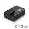 Зарядний пристрій ColorWay Power Delivery (2USB-A + 2USB TYPE-C) (65W) black (CW-CHS040PD-BK)
