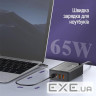 Зарядний пристрій ColorWay Power Delivery (2USB-A + 2USB TYPE-C) (65W) black (CW-CHS040PD-BK)