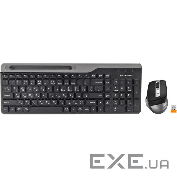 Клавіатура A4Tech Fstyler FB2535C, Smoky Grey, USB+миша (FB2535C (Smoky Grey))
