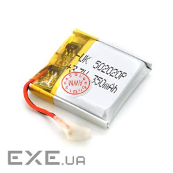 Літій-полімерний акумулятор 5*20*20mm (Li-ion 3.7В 350мА&middot,год) (502020) ) (502020)