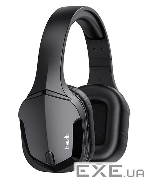 Навушники Havit HV-H610BT Black, Bluetooth V5.0, AUX, Micro SD Card, Fm, USB, 200mAh (6939119032401)