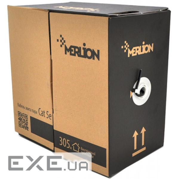 Кабель мережевий Merlion UTP 500м КНП (2*2*0.5) 2p 24 AWG [СCA] внешний (09844)