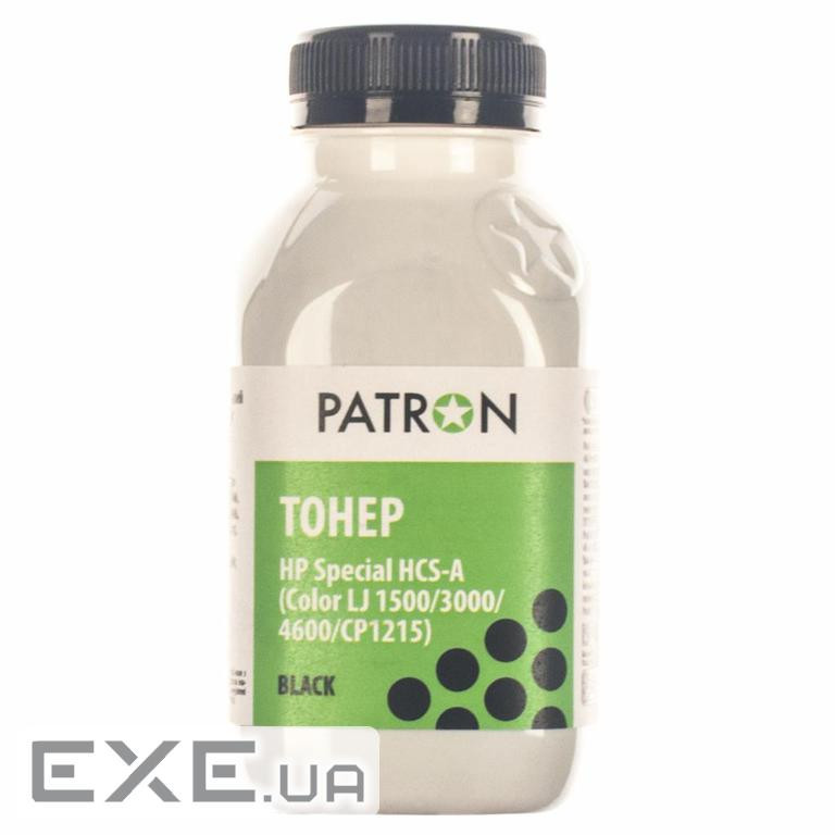 Тонер HP CLJ 1500/3000/4600/CP1215) BLACK 50г Patron (HCS-A-B-050)