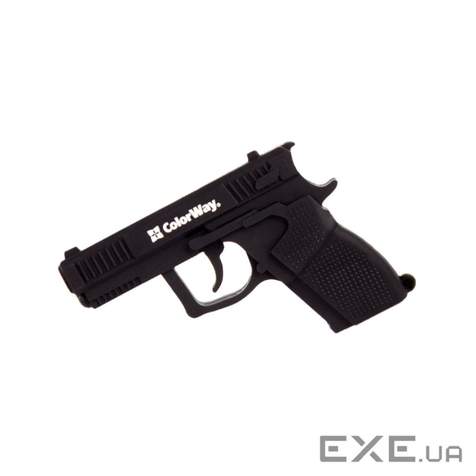 USB флеш накопичувач ColorWay Pistol 64 GB 3.0 Black (CW-USBPL64)