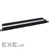 Патч-панель 19" 24xRJ-45 UTP cat.5e, 0.5U, with cable organizer Kingda (KD-PP46-UTP-C5e-24P-0.5U)
