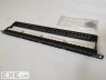 Патч-панель 19" 24xRJ-45 UTP cat.5e, 0.5U, with cable organizer Kingda (KD-PP46-UTP-C5e-24P-0.5U)