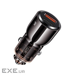 Зарядний пристрій XO CC58 USB-C PD65W + USB-A 30W Gray (CC58_Tarnish)