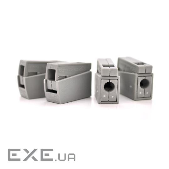 Клема для підключення світильників 1-провідна WAGO К224-101, 1-pin, сіра, упаковка (К224-101 / 50)