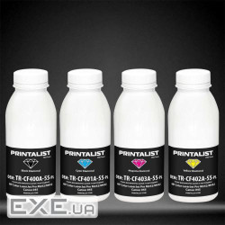 Тонер HP CLJ Pro M252/M452, SET Canon 045 Black 60г/Color 50г Printalist (TR-M252-SET-PL)