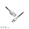 Дата кабель USB 2.0 AM to USB-C 1.0m Cafule Metal 66W black Baseus (CAKF000101)