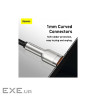 Дата кабель USB 2.0 AM to USB-C 1.0m Cafule Metal 66W black Baseus (CAKF000101)