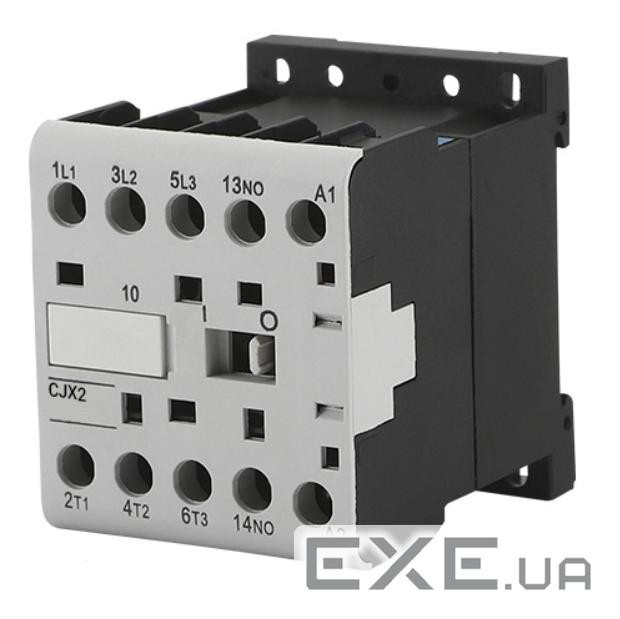 Контактор міні для змінного струму CHINT CJX2-K0904, 220V, 9А, 4NO, 46*59*58мм