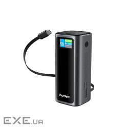 Зовнішній акумулятор Choetech TFT 20000 мАг PD130 Вт з кабелем входу/виходу CHOETECH Choetec (B815C)