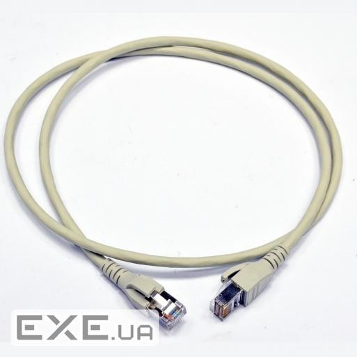 Патч-корд SF/UTP FutureCom, 10 м, кат. 5е, LSZH, сірий, Corning (CCADGF-D1002-A100-C0) , Corning (CCADGF-D1002-A100-C0)