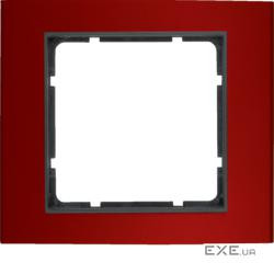 Рамка 1Х червона/антрацит B.3 (10113012)