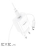 Зарядний пристрій HOCO C76A Pro Majestic USB-C PD30W + cable USB-C to USB-C White (6942007616324)