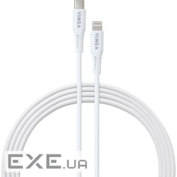 Дата кабель USB-C to Lightning 1.0m 3A 20W TPE Vinga (VCDCCLM231)