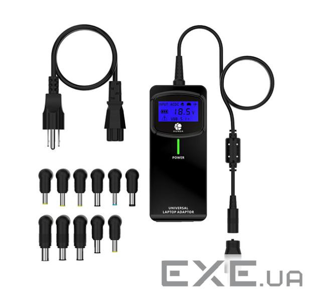 Універсальне АЗП 90W, LCD - дисплей, корпус - пласт, ручне регулювання, 8 роз&apos,ємів B (YT-UB90W) B (YT-UB90W)