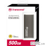Портативний диск SSD TRANSCEND ESD265C 500GB USB3.2 Gen2 Iron Gray (TS500GESD265C)