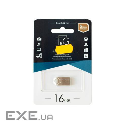 Флеш-накопичувач USB 16GB T&G 106 Metal Series Silver (TG106-16G)