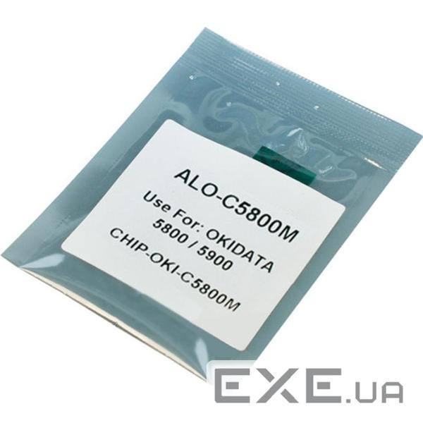 Чип для картриджа OKI C5850 MAGENTA 6K Apex (CHIP-OKI-5850-M)