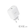 Зарядний пристрій Trust USB-C 45W GaN PD/PPS white (25522_TRUST)