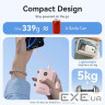 УМБ Vention 20000mAh 22,5W Fast Charging, USB-A, 2xUSB-C, with built-in USB-C cable, Black (FKBB0-C)
