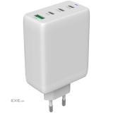 CANYON charger CU100ACC GaN 100W 3xPD 1xQC EU White (CNS-CUW100ACC)
