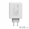 Зарядний пристрій Canyon CU100ACC GaN 100W 3xPD 1xQC EU White (CNS-CUW100ACC)