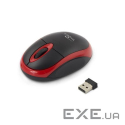 Миша бездротова Titanum Mouse TM116R Black-red