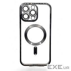 Чeхол-накладка BeCover TPU Chrome Case MagSafe для Apple iPhone 16 Pro Black (712080)