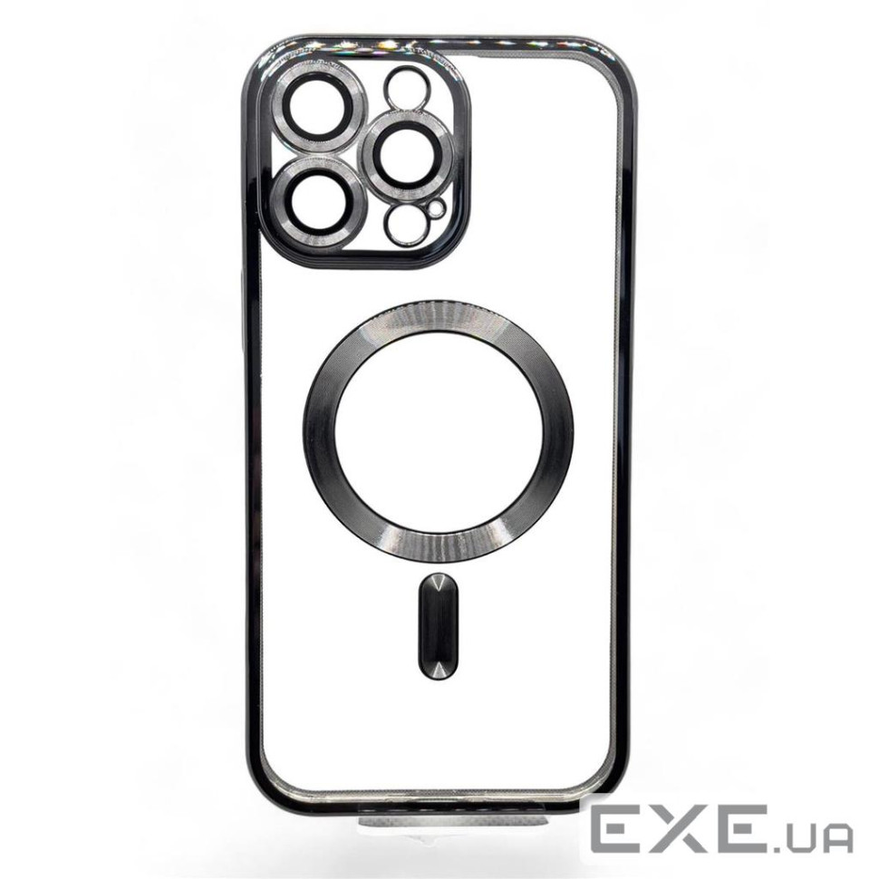 Чeхол-накладка BeCover TPU Chrome Case MagSafe для Apple iPhone 16 Pro Black (712080)
