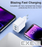 Зарядний пристрій Choetech 2xUSB-C 40W PD/QC/PPS (Q5006-EU-WH)