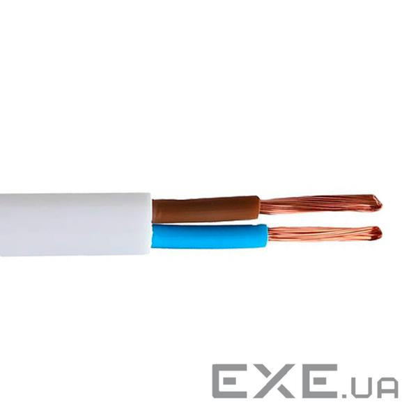 Кабель Одескабель ШВВПн 2х0,5 білій, бухта 100м (8201 100м )