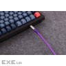 Дата кабель USB-C + USB A to USB-C 1.0m Double-Sleeved Geek purple Keychron (CAB23_ (CAB23 KEYCHRON)