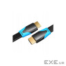 Кабель мультимедійний HDMI M to HDMI M 2.0m 4K60Hz black Vention (VAA-B02-L200)