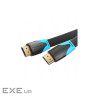 Кабель мультимедійний HDMI M to HDMI M 2.0m 4K60Hz black Vention (VAA-B02-L200)